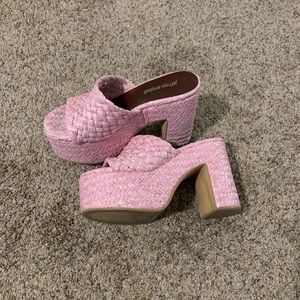 Jeffery Campbell Marla woven wedges